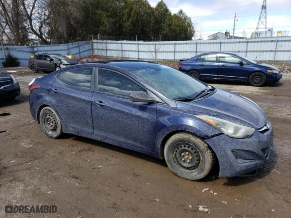 2014 Hyundai Elantra Limited with VIN 5NPDH4AE0EH494835, listed as a Copart auction lot 51401135 with 263,548 mi miles and Clean Title. Bid and sale history available at carsss.com. Image 4.