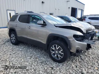 2023 GMC Acadia SLT with VIN 1GKKNUL45PZ194082, listed as a Copart auction lot 60736075 with 17,654 mi miles and Salvage title. Bid and sale history available at DreamBid. Image 4.