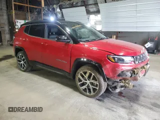 2024 Jeep Compass Limited с VIN 3C4NJDCNXRT158976, выставлен на аукционе Copart как лот 53246675 с пробегом 1 533 миль миль и Списание • Salvage title. История ставок и продаж доступна на DreamBid. Изображение 4.