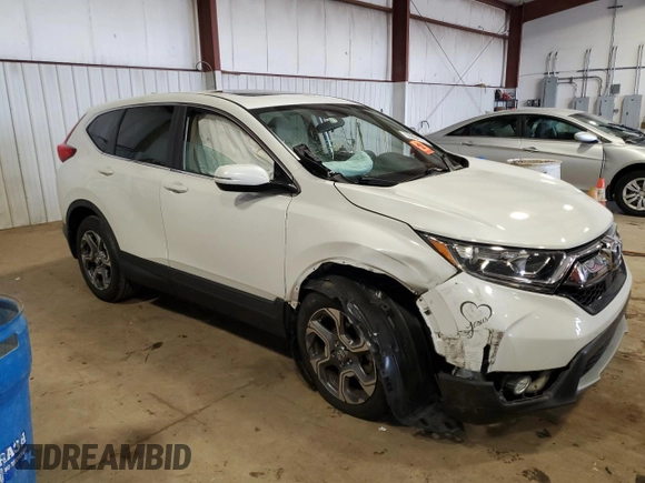 2019 Honda CR-V EX with VIN JHLRW2H58KX018891, listed as a Copart auction lot 50864775 with 40,488 mi miles and Salvage Title. Bid and sale history available at carsss.com. Image 4.