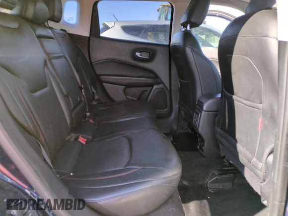 2018 Jeep Compass Trailhawk with VIN 3C4NJDDB4JT210479, listed as a Copart auction lot 50244035 with 11,111 mi miles and Salvage Title. Bid and sale history available at carsss.com. Image 10.