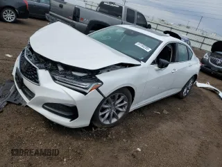 2023 Acura TLX with VIN 19UUB5F39PA006914, listed as a Copart auction lot 53195285 with 12,039 mi miles and Salvage title. Bid and sale history available at DreamBid. Image 1.