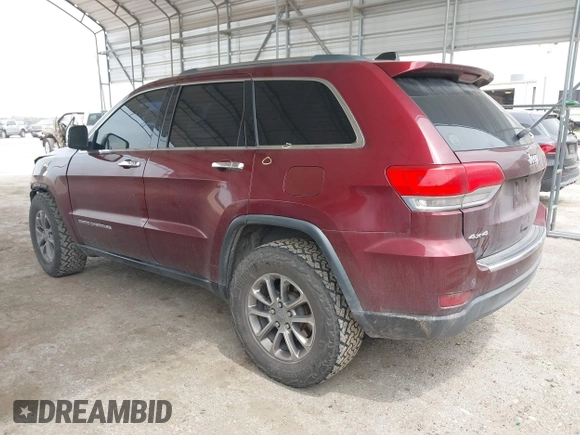 2016 Jeep Grand Cherokee Limited 75th Anniversary with VIN 1C4RJFBG2GC347615, listed as a IAAI auction lot 41945528 with 134,363 mi miles and . Bid and sale history available at DreamBid. Image 3.