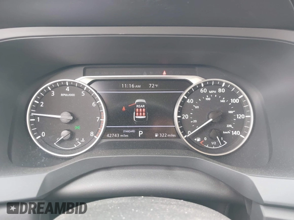 2023 Nissan Pathfinder S with VIN 5N1DR3AA1PC274148, listed as a IAAI auction lot 42120218 with 42,743 mi miles and . Bid and sale history available at DreamBid. Image 7.