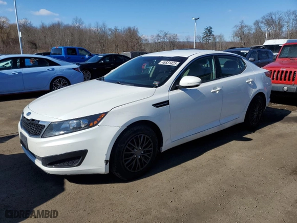 2011 Kia Optima LX with VIN KNAGM4A79B5080424, listed as a Copart auction lot 46831425 with 150,028 mi miles and Clean Title. Bid and sale history available at carsss.com. Image 1.