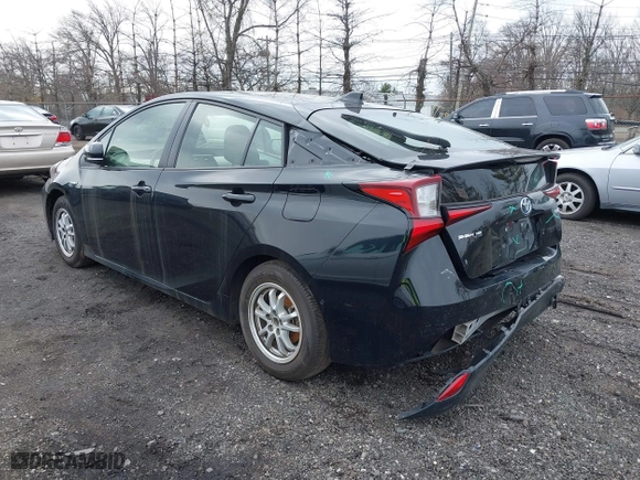 2022 Toyota Prius L Eco with VIN JTDKAMFUXN3174204, listed as a IAAI auction lot 41747089 with 79,531 mi miles. Bid and sale history available at carsss.com. Image 3.