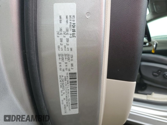 2017 Chrysler Pacifica Touring L with VIN 2C4RC1BG2HR552731, listed as a Copart auction lot 55069825 with 33,315 mi miles and Salvage Title. Bid and sale history available at DreamBid. Image 13.