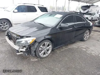 2014 Mercedes-Benz CLA-Class CLA 250 with VIN WDDSJ4EB0EN052638, listed as a IAAI auction lot 41915516 with 126,838 mi miles. Bid and sale history available at carsss.com. Image 2.