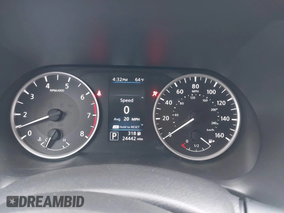 2023 Nissan Sentra S with VIN 3N1AB8BVXPY304476, listed as a IAAI auction lot 41048714 with 24,442 mi miles and . Bid and sale history available at DreamBid. Image 7.