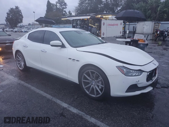 2017 Maserati Ghibli with VIN ZAM57XSA1H1196337, listed as a Copart auction lot 81119963 with 86,374 mi miles. Bid and sale history available at carsss.com. Image 4.