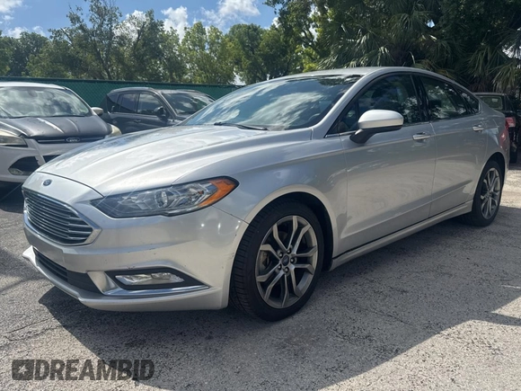 2017 Ford Fusion SE with VIN 3FA6P0HDXHR332901, listed as a Copart auction lot 62297555 with 160,529 mi miles and Clean title. Bid and sale history available at DreamBid. Image 2.