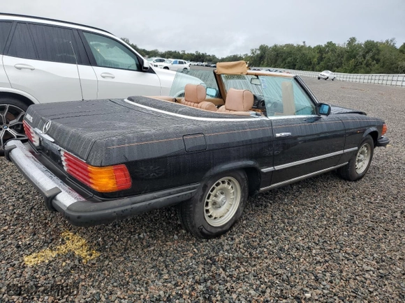1984 Mercedes-Benz 380 Series 380SL with VIN WDBBA45A9EA011044, listed as a Copart auction lot 74674534 with NaN miles and Non Repairable. Bid and sale history available at carsss.com. Image 3.