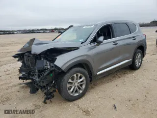 2019 Hyundai Santa Fe SEL with VIN 5NMS33AD0KH055473, listed as a Copart auction lot 45089505 with 111,875 mi miles and Salvage Title. Bid and sale history available at carsss.com. Image 1.
