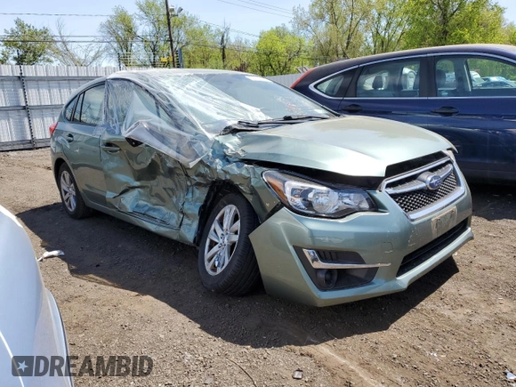 2016 Subaru Impreza Premium with VIN JF1GPAB68GH270340, listed as a Copart auction lot 55255525 with 71,365 mi miles and Salvage title. Bid and sale history available at DreamBid. Image 4.