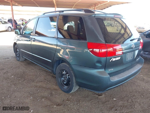 2004 Toyota Sienna CE with VIN 5TDZA23C24S117054, listed as a IAAI auction lot 42034834 with 184,580 mi miles. Bid and sale history available at carsss.com. Image 3.