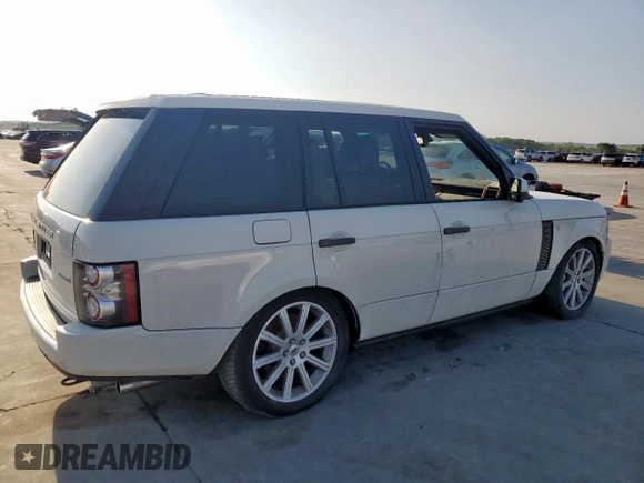 2010 Land Rover Range Rover SC z VIN SALMF1E43AA313016, wystawiony jako Copart lot #54191085 z przebiegiem Nie podano mil oraz Czysty tytuł • Clean title. Historia ofert i sprzedaży dostępna na DreamBid. Obrazek 3.