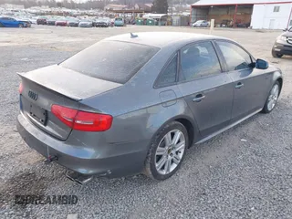 2015 Audi S4 Premium Plus with VIN WAUBGAFL5FA063297, listed as a IAAI auction lot 41334941 with 98,503 mi miles. Bid and sale history available at carsss.com. Image 4.