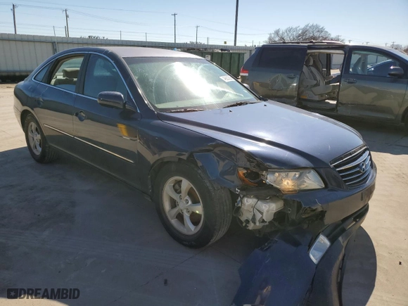 2007 Hyundai Azera SE with VIN KMHFC46F77A183675, listed as a Copart auction lot 46603685 with 159,910 mi miles and Salvage Title. Bid and sale history available at carsss.com. Image 4.