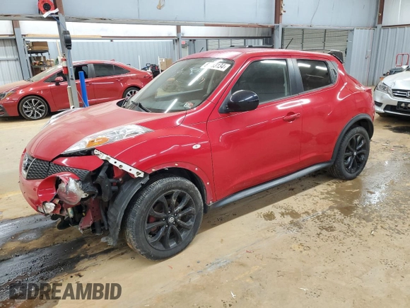 2014 Nissan Juke Nismo with VIN JN8AF5MV3ET358161, listed as a Copart auction lot 86553134 with Not Provided miles and Salvage Title. Bid and sale history available at DreamBid. Image 1.