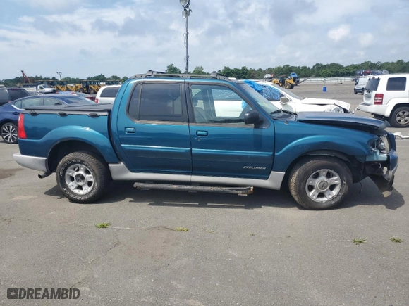 2001 Ford Explorer Sport Trac with VIN 1FMZU77E91UC28669, listed as a Copart auction lot 76438624 with 128,484 mi miles and Non Repairable. Bid and sale history available at carsss.com. Image 4.