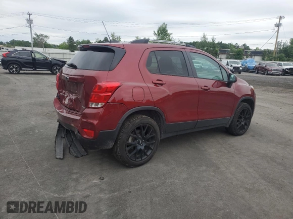 2021 Chevrolet Trax LT with VIN KL7CJPSB0MB311968, listed as a Copart auction lot 62835965 with 92,365 mi miles and Salvage title. Bid and sale history available at DreamBid. Image 3.
