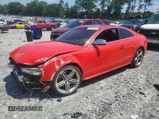 2014 Audi S5 Premium Plus z VIN WAUCGAFRXEA061665, wystawiony jako Copart lot #57315155 z przebiegiem 107 967 mil mil oraz Szkoda całkowita • Salvage title. Historia ofert i sprzedaży dostępna na DreamBid. Obrazek 1.