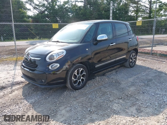 2014 FIAT 500L Lounge with VIN ZFBCFACH6EZ021783, listed as a IAAI auction lot 42429902 with 129,868 mi miles and . Bid and sale history available at DreamBid. Image 2.