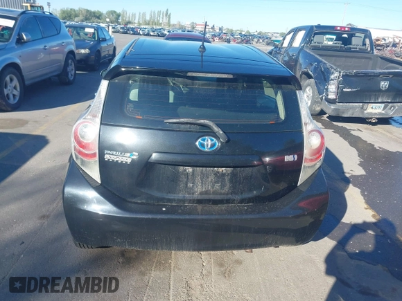 2013 Toyota Prius One with VIN JTDKDTB34D1550078, listed as a IAAI auction lot 42214172 with 210,756 mi miles and . Bid and sale history available at carsss.com. Image 16.