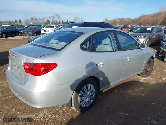 2008 Hyundai Elantra GLS with VIN KMHDU46DX8U334169, listed as a IAAI auction lot 41526044 with 205,956 mi miles. Bid and sale history available at carsss.com. Image 4.