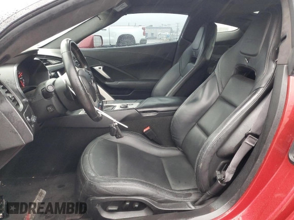 2015 Chevrolet Corvette Z06 3LZ with VIN 1G1YU2D6XF5603141, listed as a Copart auction lot 44274335 with 34,896 mi miles and Salvage Title. Bid and sale history available at carsss.com. Image 7.