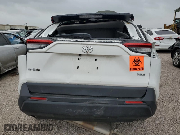 2022 Toyota RAV4 XLE with VIN 2T3W1RFV8NC174093, listed as a Copart auction lot 49895885 with Not provided miles and Non repairable. Bid and sale history available at DreamBid. Image 6.