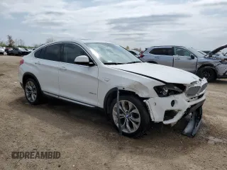 2016 BMW X4 xDrive28i with VIN 5UXXW3C52G0M90018, listed as a Copart auction lot 54887645 with 76,633 mi miles and Salvage title. Bid and sale history available at DreamBid. Image 4.