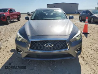 2021 Infiniti Q50 Luxe with VIN JN1EV7BP5MM702973, listed as a Copart auction lot 53355165 with 54,114 mi miles and Clean title. Bid and sale history available at DreamBid. Image 5.