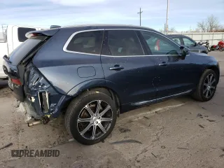 2020 Volvo XC60 Inscription with VIN YV4A22RLXL1579663, listed as a Copart auction lot 84971664 with 28,808 mi miles and Salvage title. Bid and sale history available at DreamBid. Image 3.