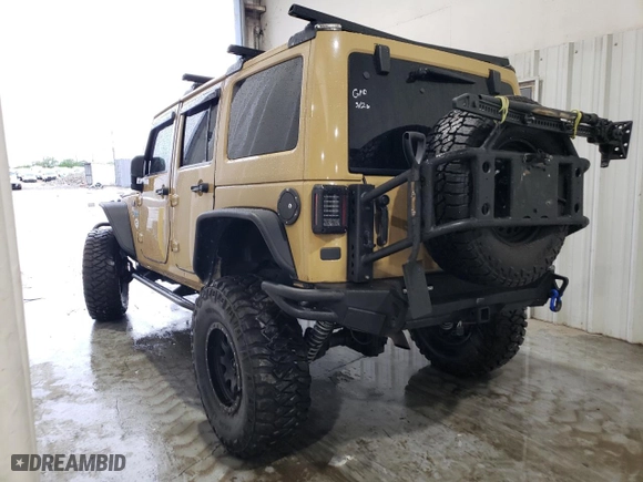 2012 Jeep Wrangler Unlimited Sahara with VIN 1C4BJWEG5CL281584, listed as a Copart auction lot 50982655 with 132,548 mi miles and Salvage Title. Bid and sale history available at carsss.com. Image 2.