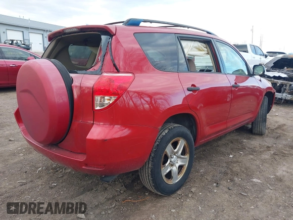 2008 Toyota RAV4 with VIN JTMZD33V486054642, listed as a IAAI auction lot 41910899 with 167,131 mi miles. Bid and sale history available at carsss.com. Image 4.