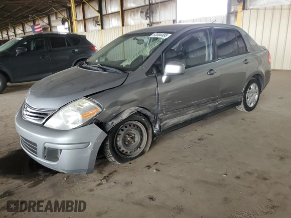 2011 Nissan Versa S with VIN 3N1BC1AP8BL470853, listed as a Copart auction lot 53004485 with 172,794 mi miles and Salvage title. Bid and sale history available at DreamBid. Image 1.