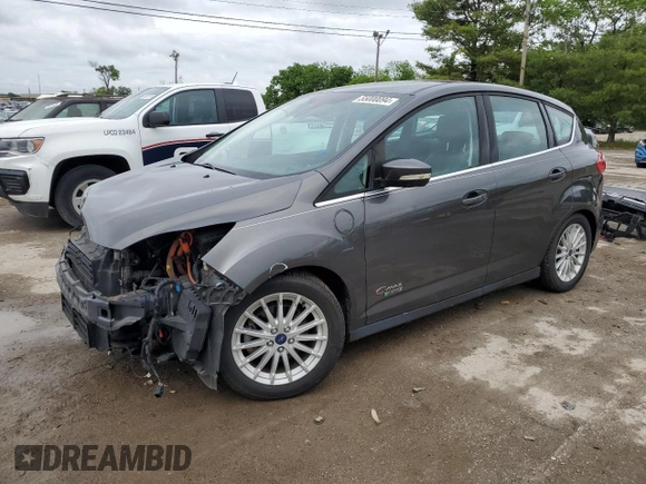 2016 Ford C-Max Energi SEL with VIN 1FADP5CU8GL107921, listed as a Copart auction lot 55000094 with 112,459 mi miles and Salvage Title. Bid and sale history available at carsss.com. Image 1.