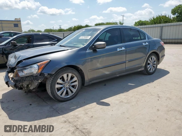 2011 Honda Accord EX with VIN 1HGCP3F76BA013574, listed as a Copart auction lot 61876095 with 144,379 mi miles and Salvage title. Bid and sale history available at DreamBid. Image 1.