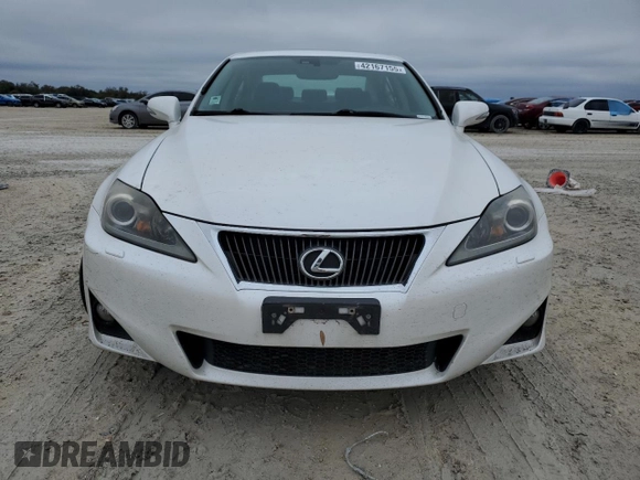 2011 Lexus IS 350 with VIN JTHCE5C20B5000786, listed as a Copart auction lot 42167155 with 149,372 mi miles and Salvage title. Bid and sale history available at DreamBid. Image 5.
