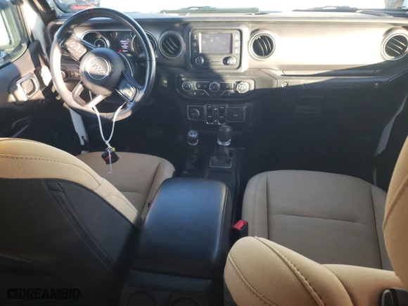 2020 Jeep Wrangler Unlimited Sport Altitude with VIN 1C4HJXDG0LW201057, listed as a Copart auction lot 78894204 with 38,237 mi miles and Salvage Title. Bid and sale history available at carsss.com. Image 8.
