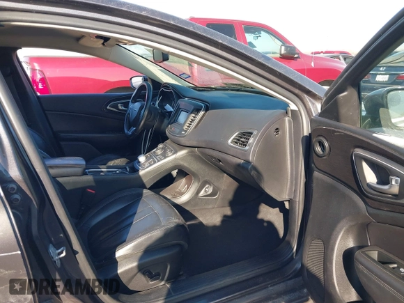 2015 Chrysler 200 C with VIN 1C3CCCCB8FN545379, listed as a IAAI auction lot 41646308 with 169,082 mi miles. Bid and sale history available at carsss.com. Image 5.