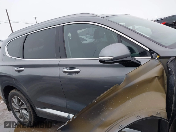 2020 Hyundai Santa Fe SEL with VIN 5NMS3CAD1LH157043, listed as a IAAI auction lot 41706684 with 55,674 mi miles. Bid and sale history available at carsss.com. Image 13.