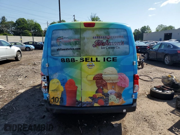 2020 Nissan NV200 SV with VIN 3N6CM0KN0LK699893, listed as a Copart auction lot 61254515 with 98,841 mi miles and Salvage title. Bid and sale history available at DreamBid. Image 6.