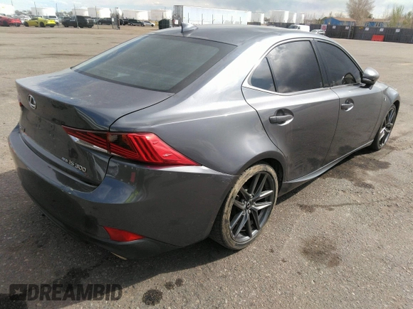 2017 Lexus IS with VIN JTHCM1D24H5019828, listed as a IAAI auction lot 41915496 with 63,948 mi miles. Bid and sale history available at carsss.com. Image 4.