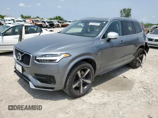 2017 Volvo XC90 R-Design with VIN YV4BC0PM8H1112640, listed as a Copart auction lot 58184955 with 107,584 mi miles and Salvage title. Bid and sale history available at DreamBid. Image 1.