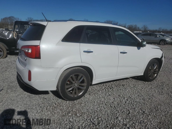 2014 Kia Sorento SX Limited with VIN 5XYKW4A76EG459349, listed as a Copart auction lot 47199745 with 116,146 mi miles and Salvage Title. Bid and sale history available at carsss.com. Image 3.