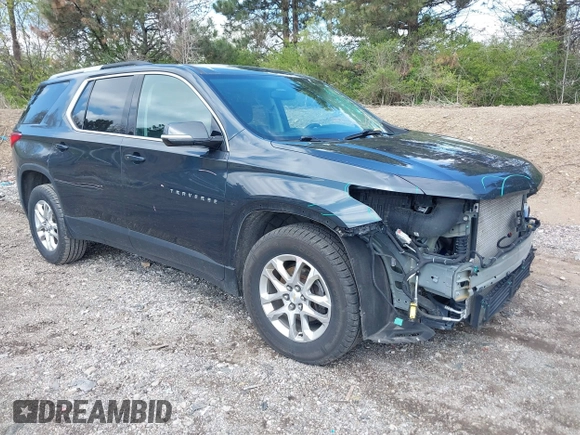 2018 Chevrolet Traverse LT Cloth with VIN 1GNERGKW5JJ204737, listed as a IAAI auction lot 42019256 with 172,064 mi miles. Bid and sale history available at carsss.com. Image 1.