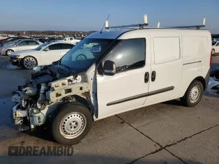 2020 Ram ProMaster City Cargo Van Tradesman with VIN ZFBHRFAB2L6P19766, listed as a Copart auction lot 44208085 with 121,697 mi miles and Salvage Title. Bid and sale history available at carsss.com. Image 1.