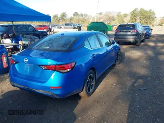 2024 Nissan Sentra SV with VIN 3N1AB8CV9RY345103, listed as a IAAI auction lot 42126051 with 15,702 mi miles and . Bid and sale history available at DreamBid. Image 4.